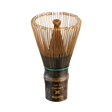 The Dark Matcha Bamboo Whisk (100 Prongs) brings ceremonial matcha tea to life with its exquisite bristles and dark handle. More than a tool, it's an ideal gift for anyone who appreciates the art of tea-making.