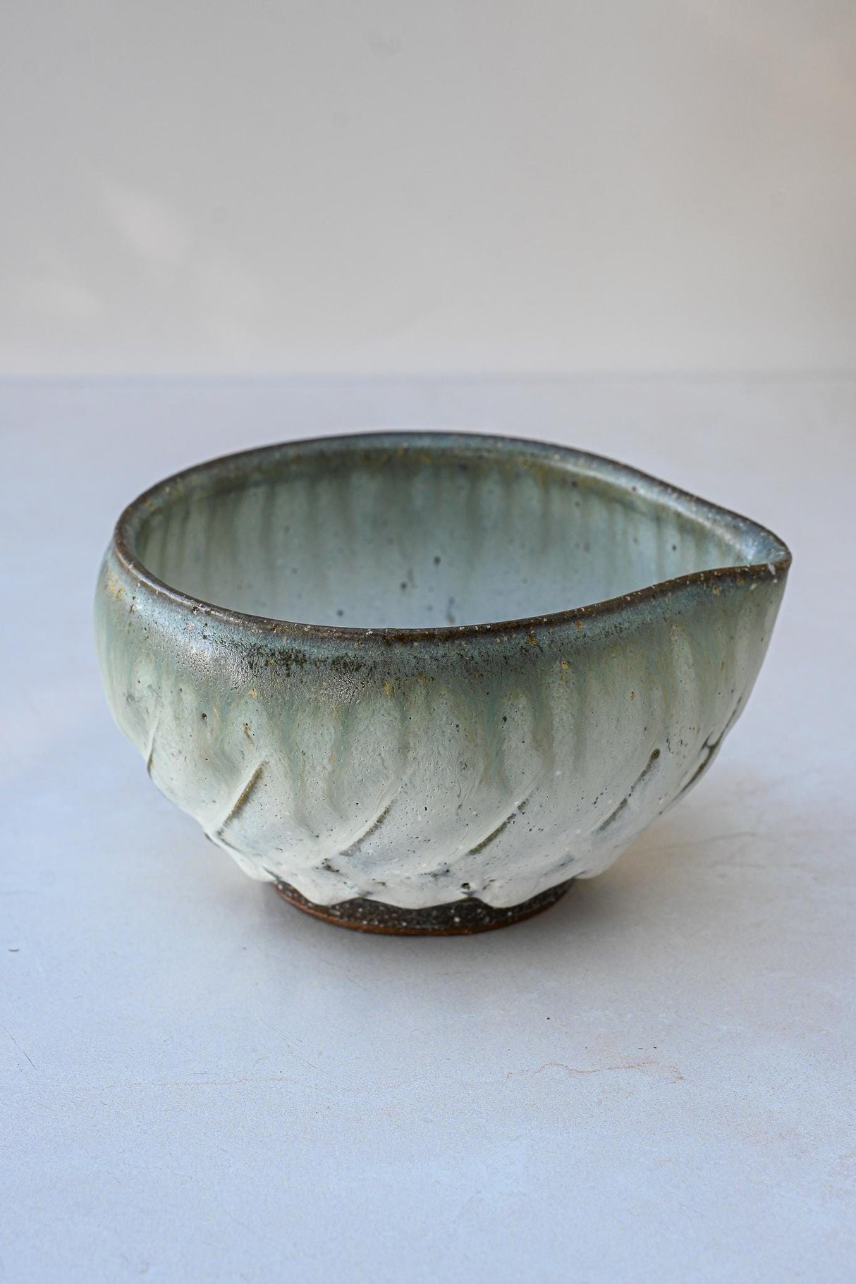 Japanese Matcha Set - 16 oz Ceramic Matcha Bowl with Spout, Bamboo Whisk, Whisk Holder & Chashaku Spoon – Complete Matcha Gift Set