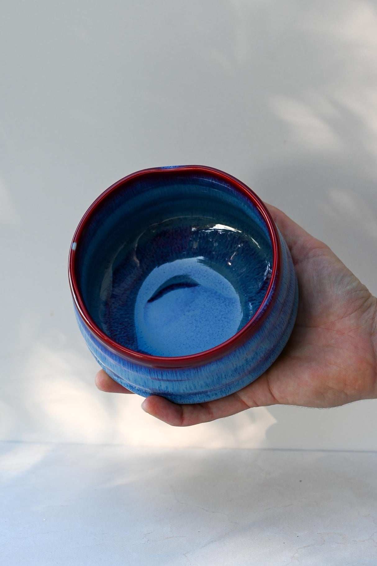 Blue Ceramic Matcha Tea Set – 16 oz Handcrafted Bowl, Bamboo Whisk, Whisk Holder & Chashaku Spoon – Complete Matcha Kit by Aprika Life