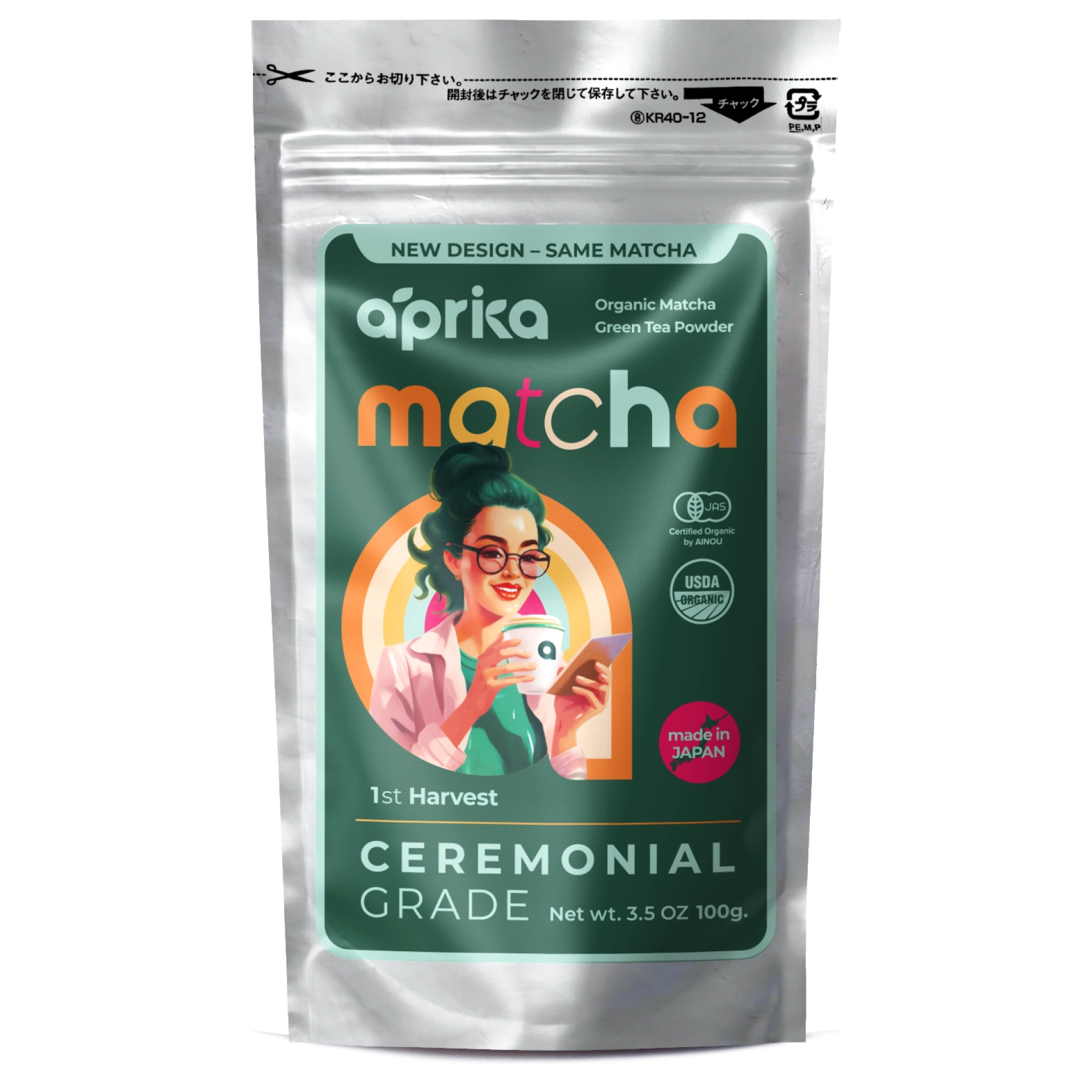  Organic Traditions Té Matcha Premium – 3.5 oz – Polvo