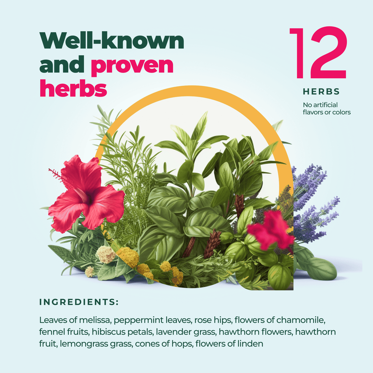 Discover the benefits of all-natural herbs and flowers with our Herbal Sleep Tea With Sleep Guide, 60 Bags. This caffeine-free blend features ingredients that enhance relaxation and promote restful sleep.