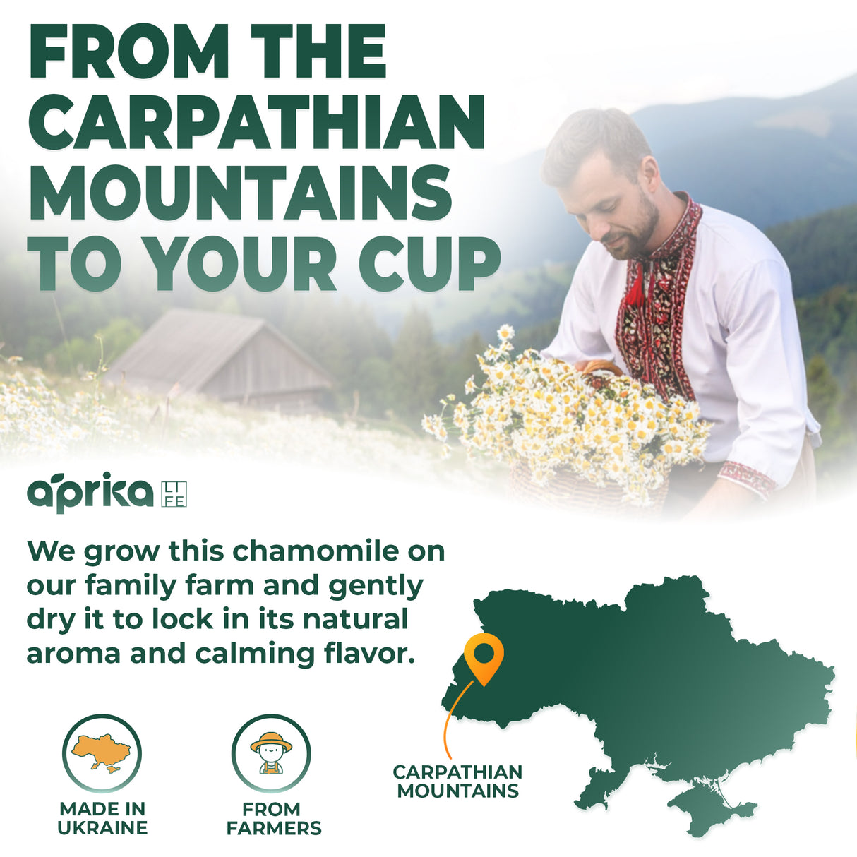 100% Pure Chamomile Herbal Tea, 60 Bags