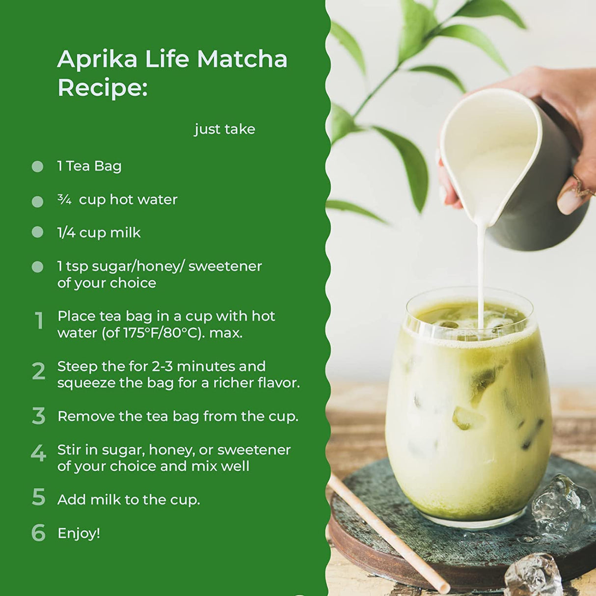 Learn to craft a delightful matcha latte with our Japanese Matcha Green Tea Bags. Follow simple steps for a frothy green masterpiece using premium ingredients, ensuring every glass offers a taste of ceremonial excellence.