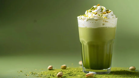 Viral Pistachio Matcha Latte