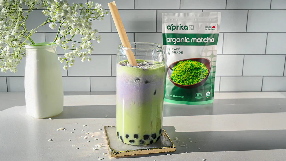 Ube Matcha Latte