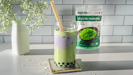 Ube Matcha Latte