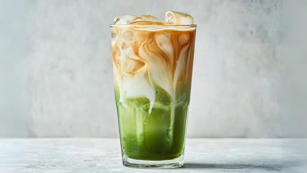 Dirty Matcha Latte (Matcha & Espresso)