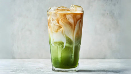 Dirty Matcha Latte (Matcha & Espresso)
