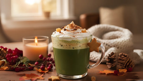 How to Make a Gingerbread Matcha Latte: Easy Festive Recipe