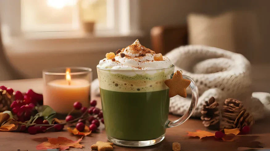 Gingerbread Matcha Latte Recipe