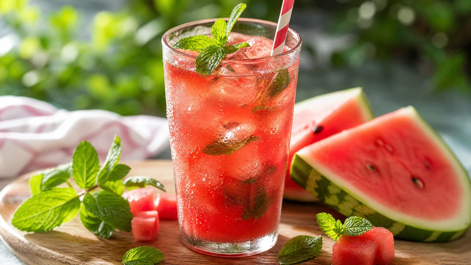 Watermelon Peppermint Iced Tea Recipe