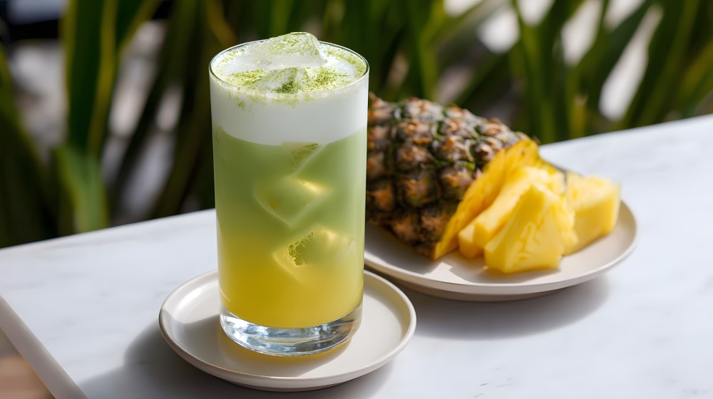 Matcha Pineapple Fizz