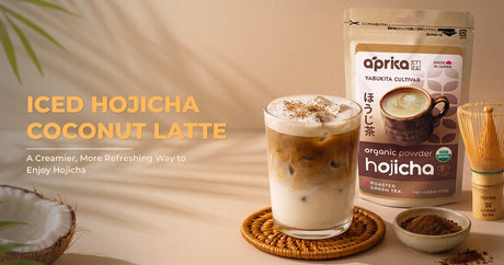 Iced Hojicha Coconut Latte Recipe