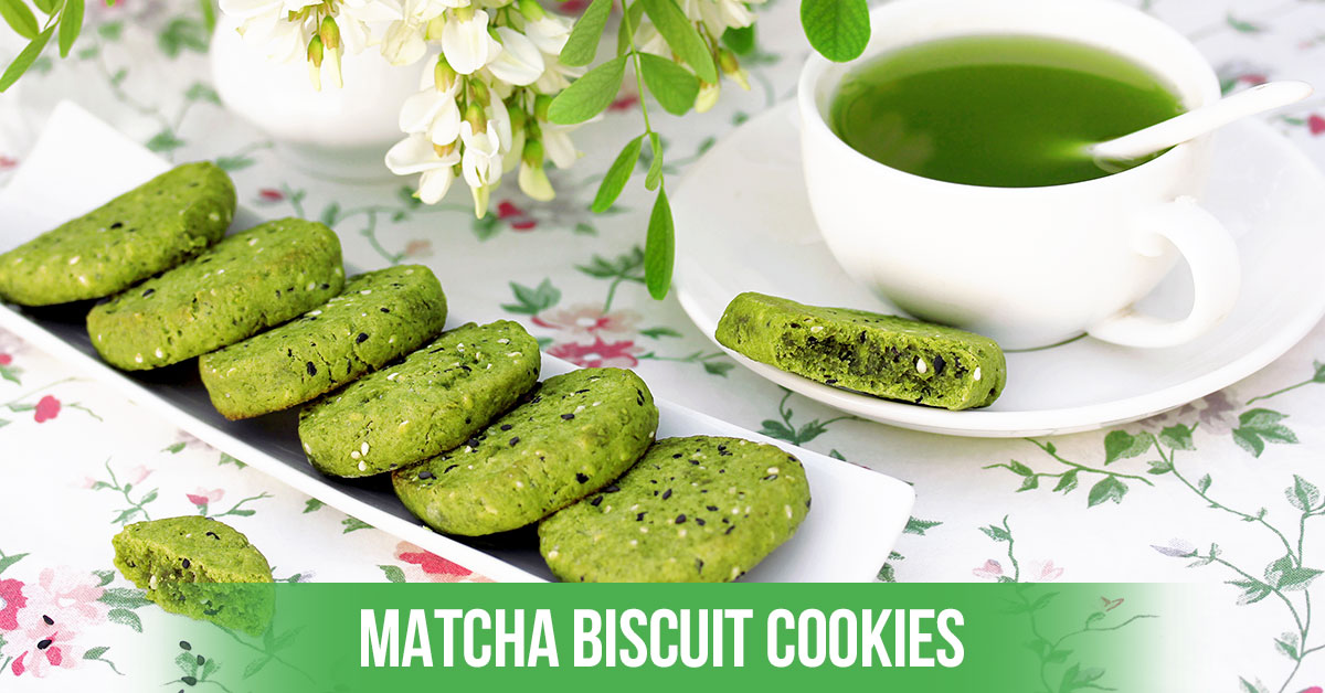 Matcha Biscuit Cookies Recipe