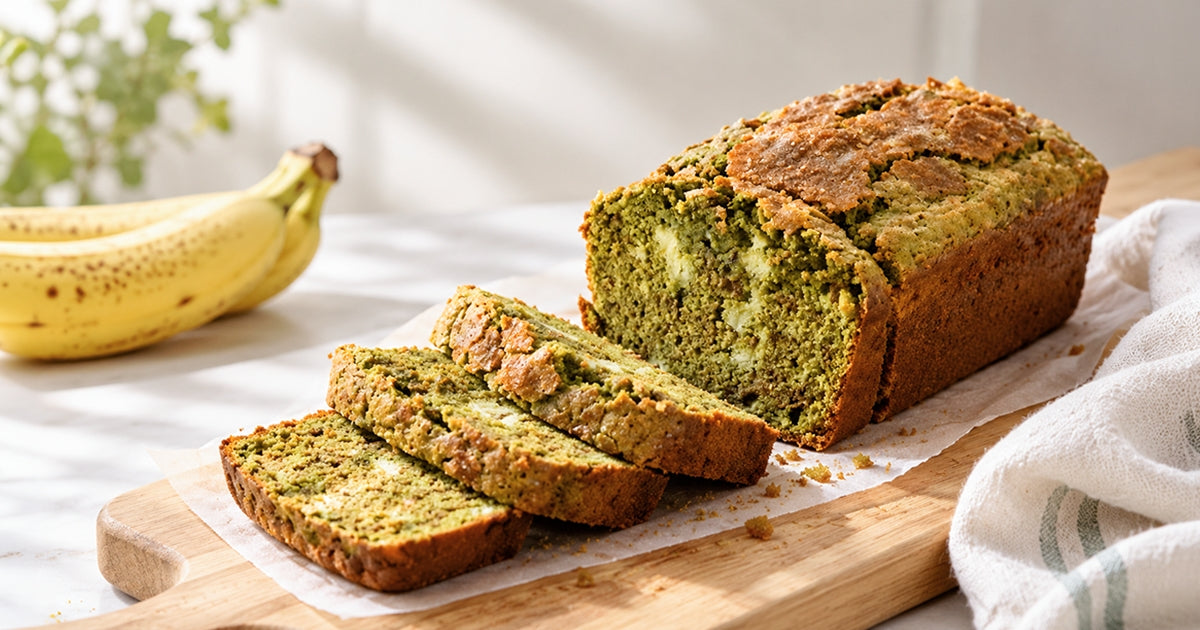 Easy Matcha Banana Bread Recipe