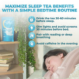 Herbal Sleep Tea With Sleep Guide, 60 Bags