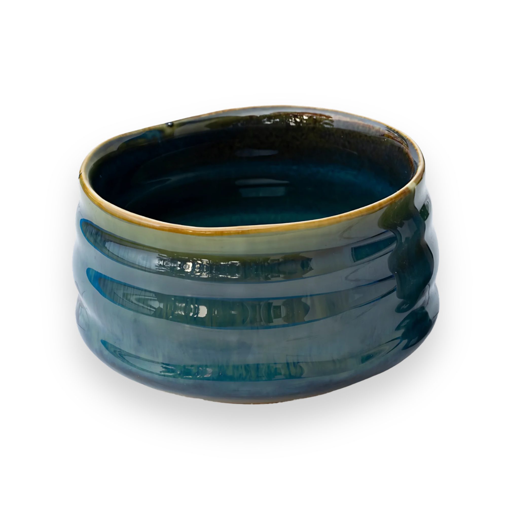 Blue Ceramic Matcha Bowl
