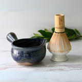 Blue Spouted Matcha Bowl Set