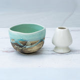 Blue & White Small Matcha Bowl