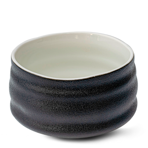 Black and White Ceramic Matcha Bowl