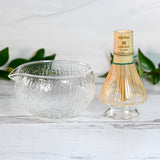 Textured Glass Bowl with Spout