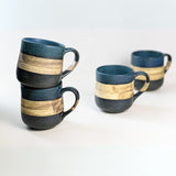 Handcrafted Mino Ware Ceramic Mug from Japan, 8 oz (240 ml)