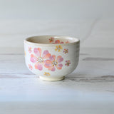 Japanese Pink Sakura Ceramic Matcha Bowl