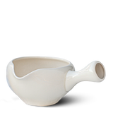 White Ceramic Matcha Bowl with Spout