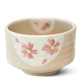 Beige with Pink Flowers Bowl