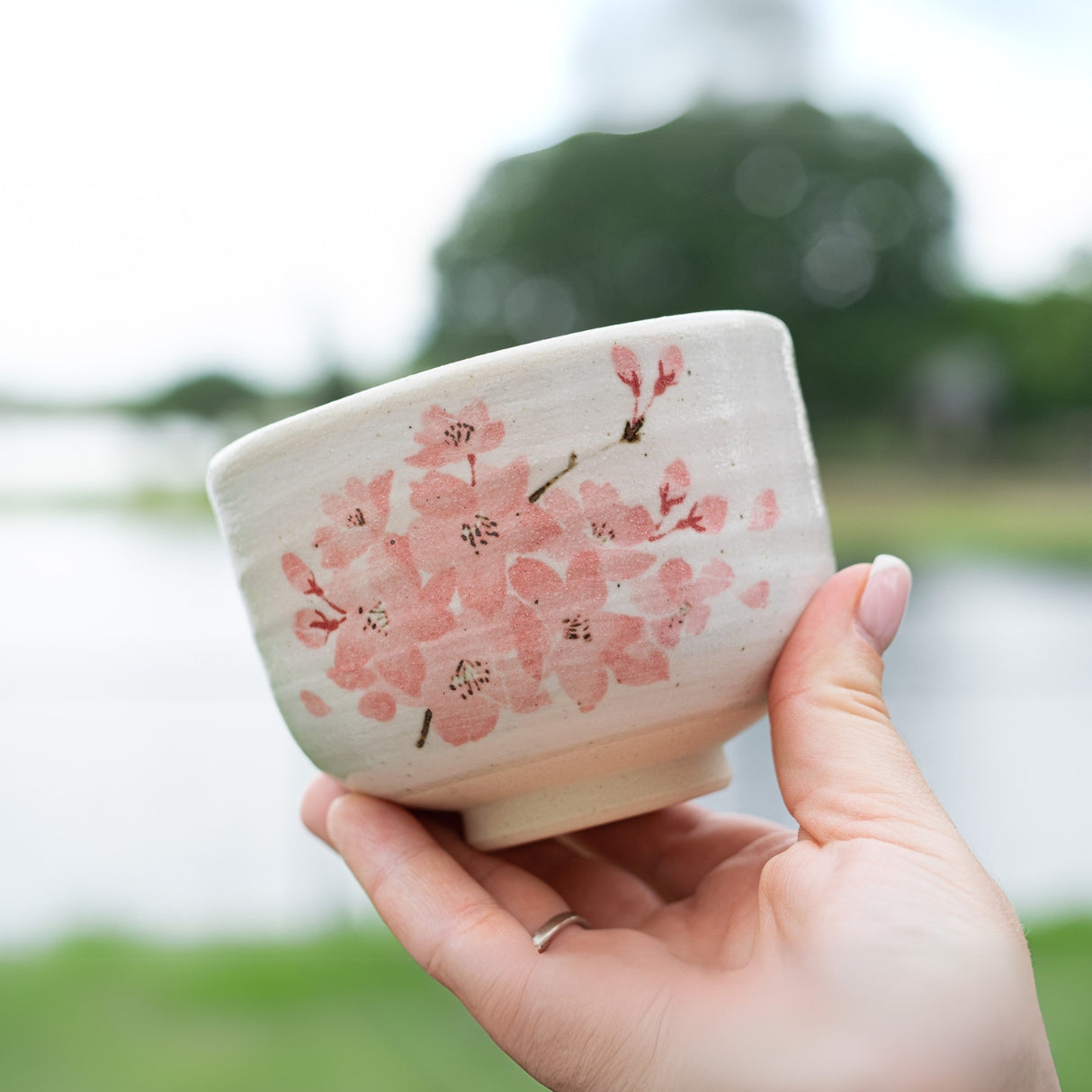 Maruyoshi Sakura Matcha Bowl