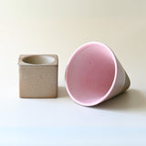 Pink Coffee Mug with Base - 6.8 oz/200ml