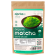 A 500g bag of Organic Japanese Matcha Green Tea Powder made from top-quality Japanese Yabukita leaves, showcasing nutrition details and a lively green matcha image on its packaging.