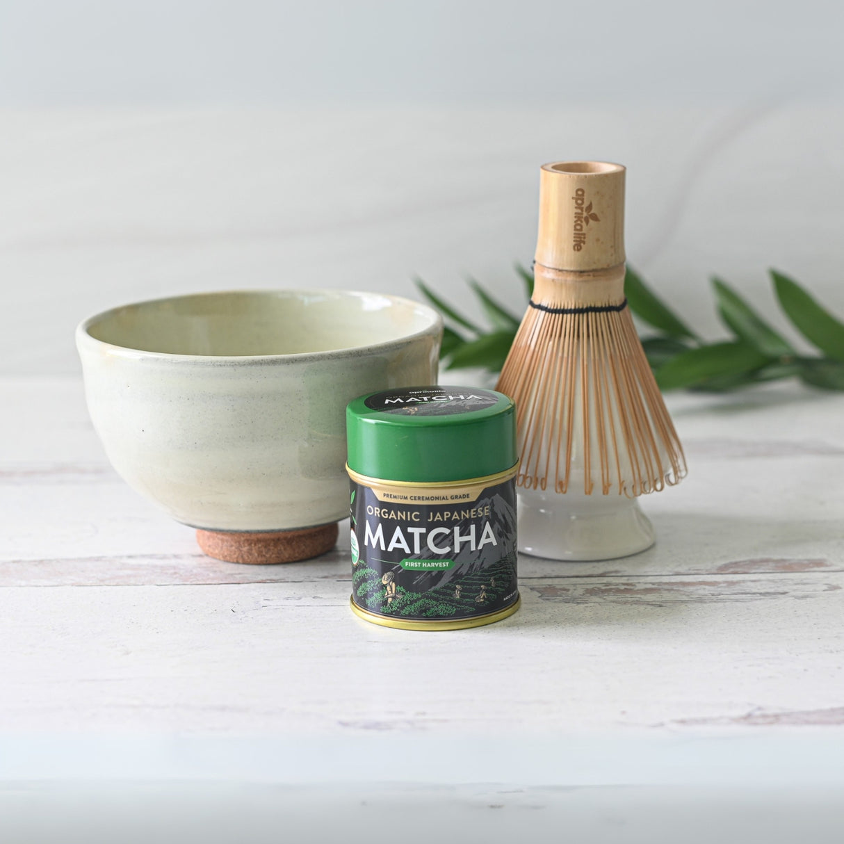 White Kohiki Matcha Set