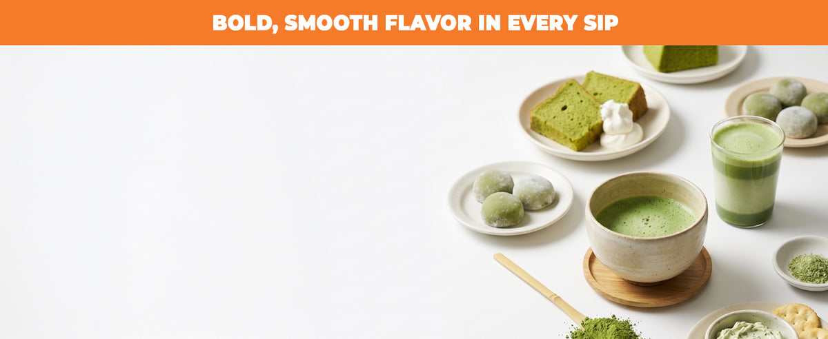 Japanese culinary grade matcha for lattes smoothies baking and daily matcha recipes