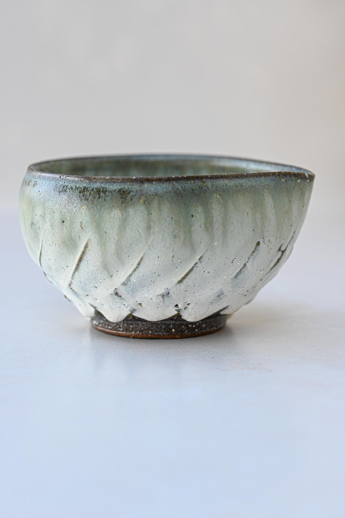 16 oz Ceramic Matcha Bowl with Spout
