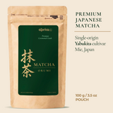 Aprika Life Orumi Japanese Ceremonial Grade Matcha Powder, 100g Pouch