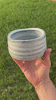 White Ceramic Matcha Bowl 17 oz with Rolled Rim, Matcha Chawan for Whisking and Drinking, Tea Ceremony Bowl
