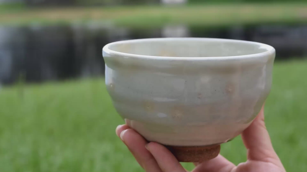 Kohiki White Clay Matcha Bowl