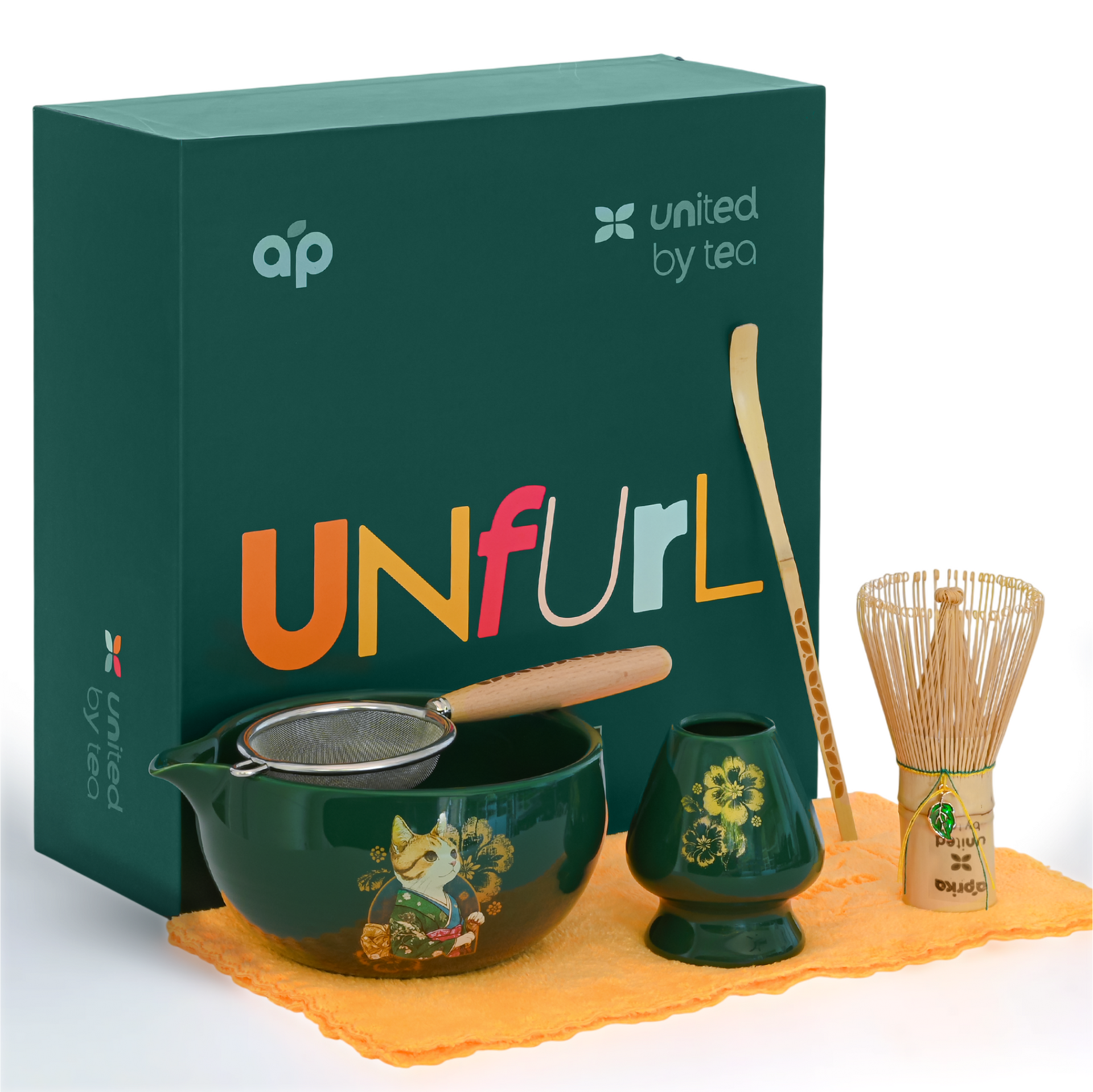 Green Unfurl Matcha Gift Set – Aprika Life