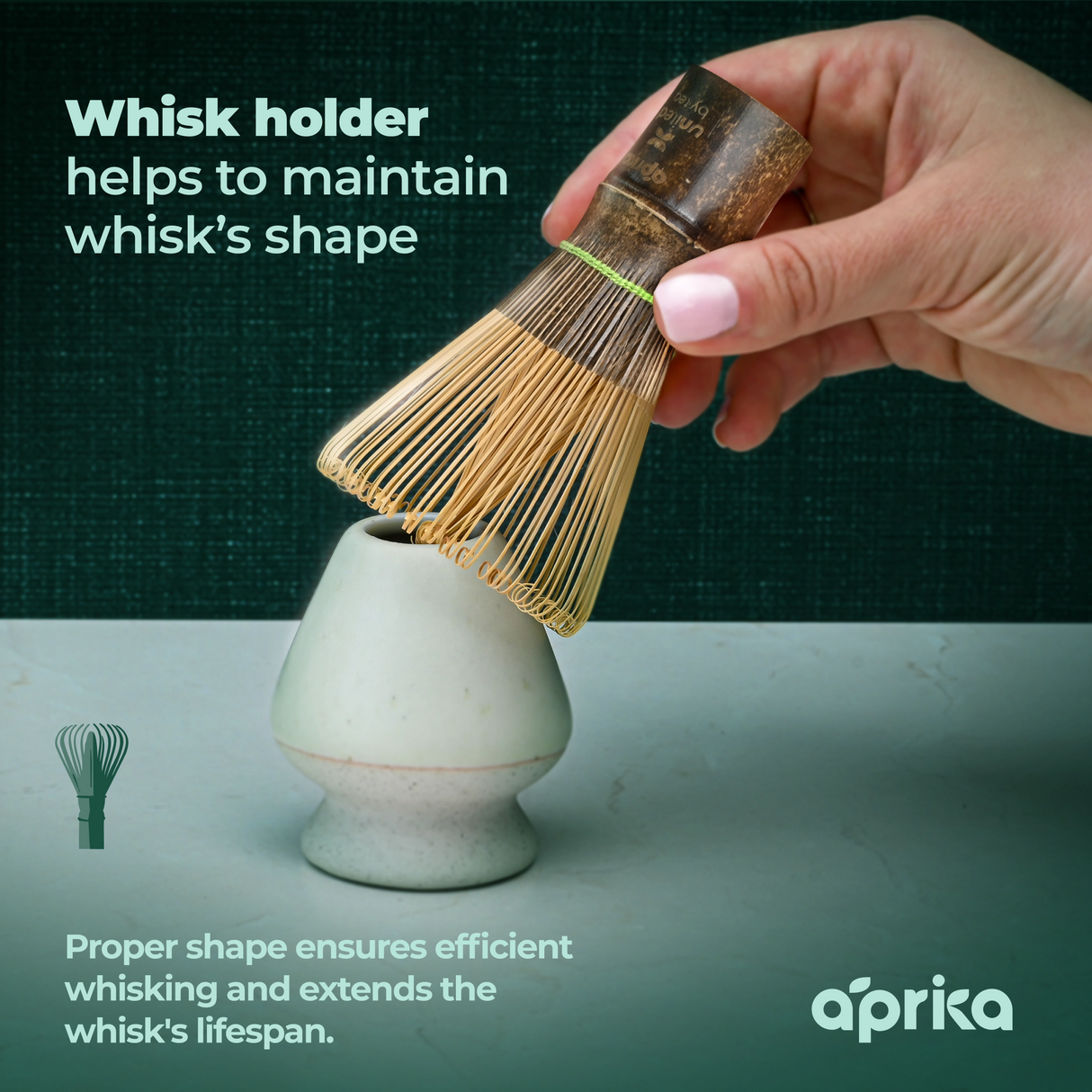 Dark Matcha Bamboo Whisk